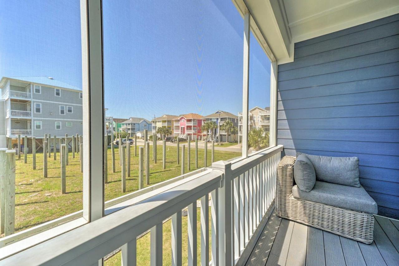 Bright Coastal Abode With Porch And Beach Access! Carolina Beach Exteriör bild