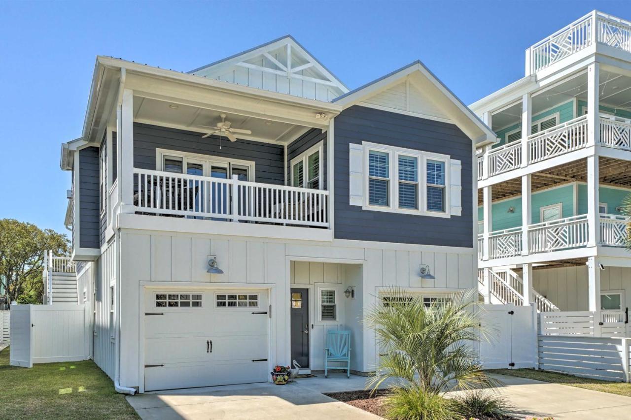 Bright Coastal Abode With Porch And Beach Access! Carolina Beach Exteriör bild