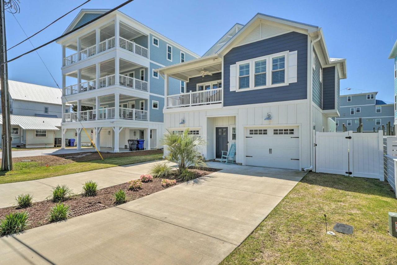 Bright Coastal Abode With Porch And Beach Access! Carolina Beach Exteriör bild