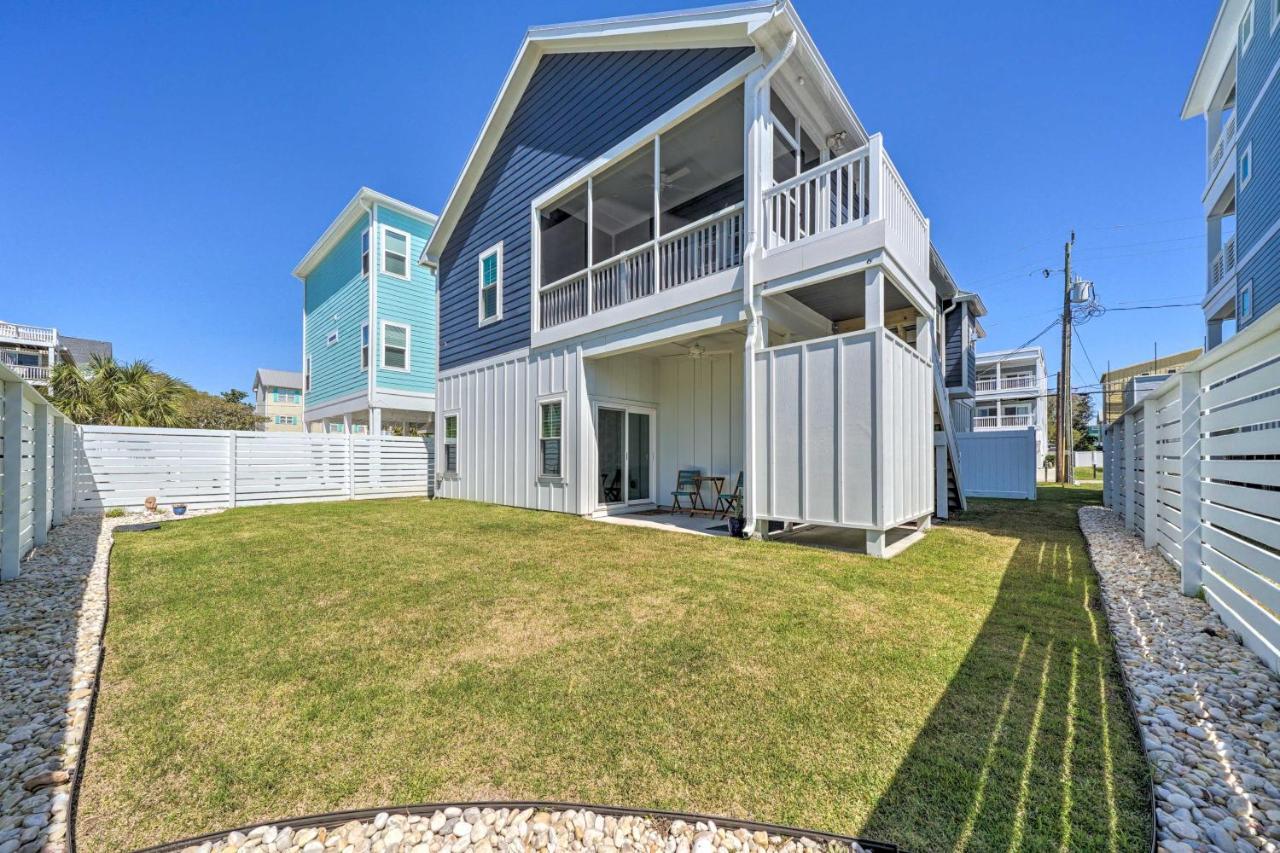 Bright Coastal Abode With Porch And Beach Access! Carolina Beach Exteriör bild